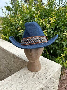 GV Vintage Denim 70s Cowboy Hat